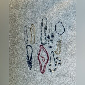 Lot (#2) of 10 Vintage costume, Elegant Multi-Color Jewelry Set